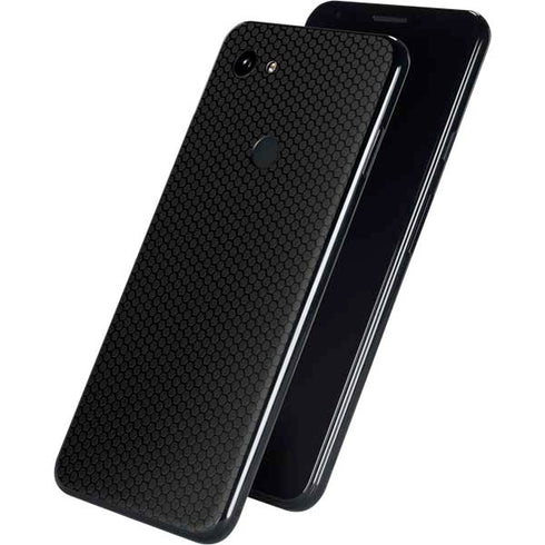 Specialty Vinyl Black Hex Texture Google Pixel 3a XL Skin